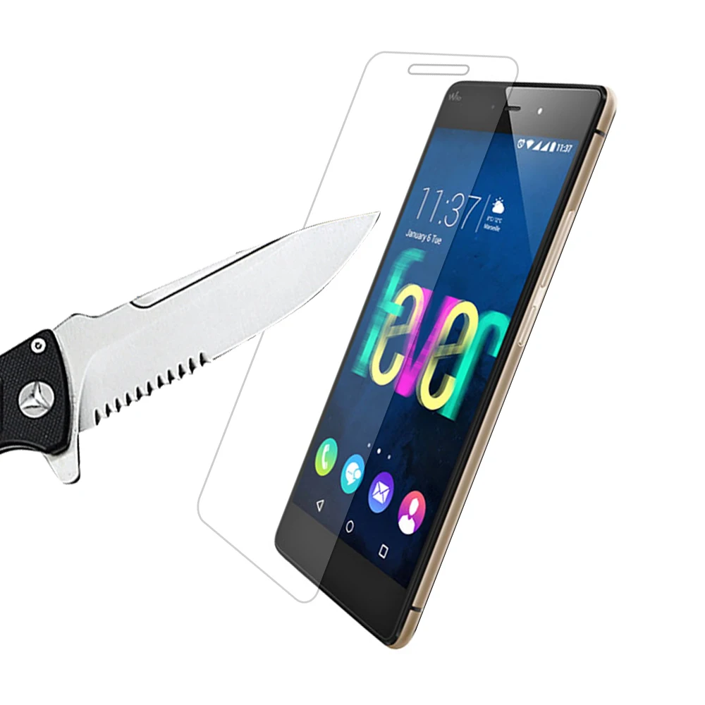 Turata Tempered Glass Screen Protector 9H 2.5D Premium Film For Wiko Lenny 2 3 Max Rainbow Lite Ridge Fever 4G Jerry Freddy P20 | Мобильные