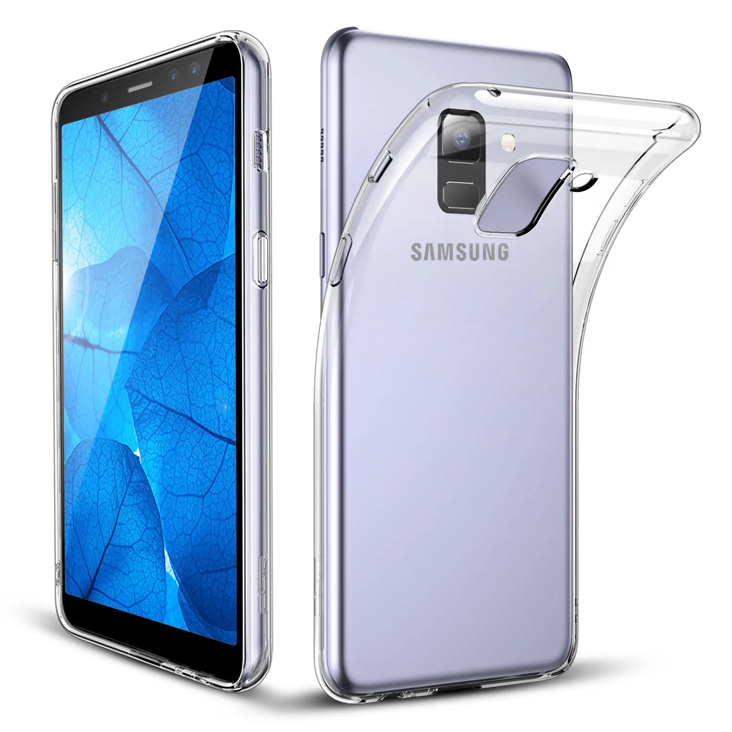 Чехол ESR для samsung Galaxy A8, мягкий ТПУ бампер, прозрачный чехол, ультра тонкий светильник, желеобразный чехол, чехол