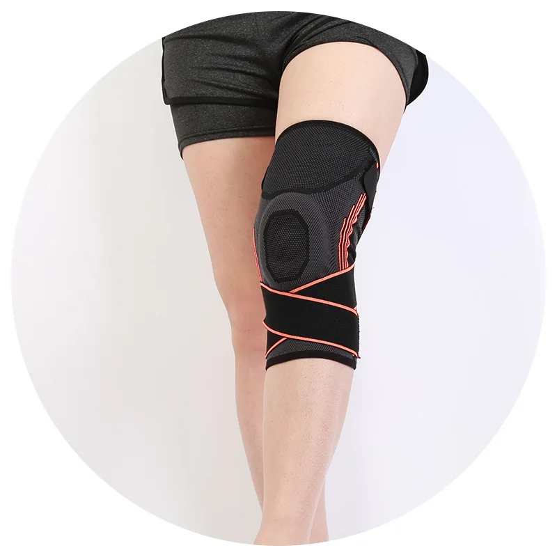 Наколенник с силиконовой подкладкой 1 шт. регулируемый Противоскользящий