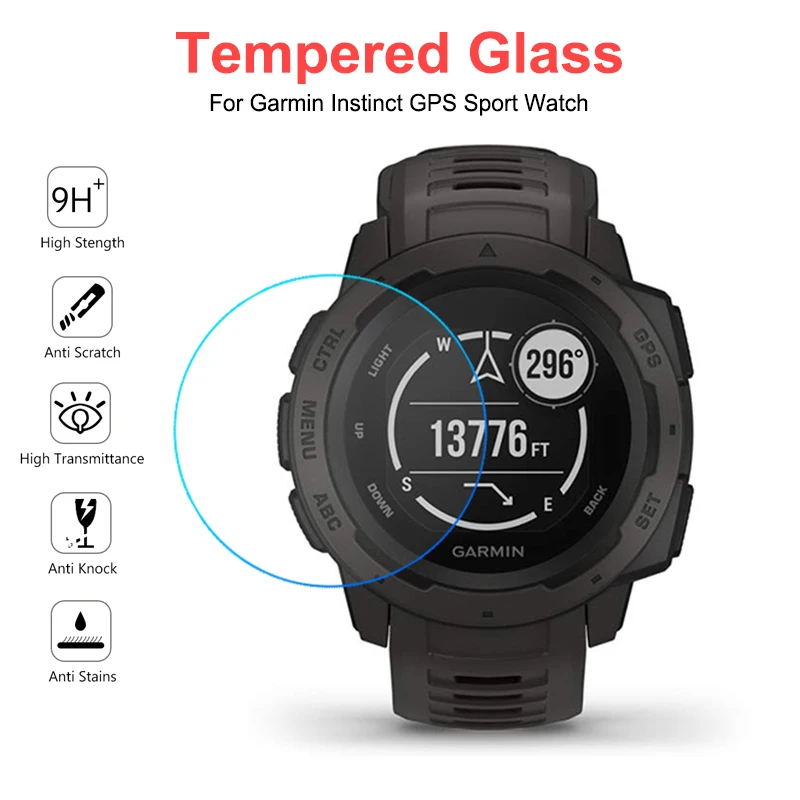 Защитное стекло для Garmin Instinct GPS спортивные часы закаленное защита экрана