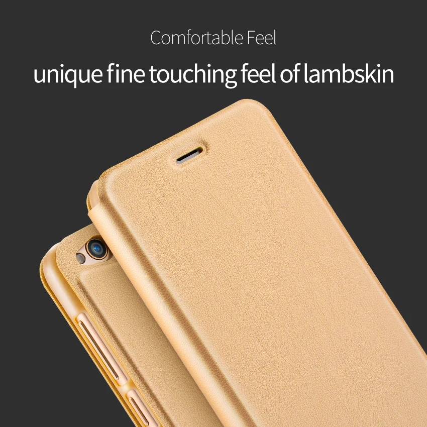 Чехол-книжка TCICPC для Xiaomi Redmi 4X роскошный тонкий мягкий чехол из искусственной