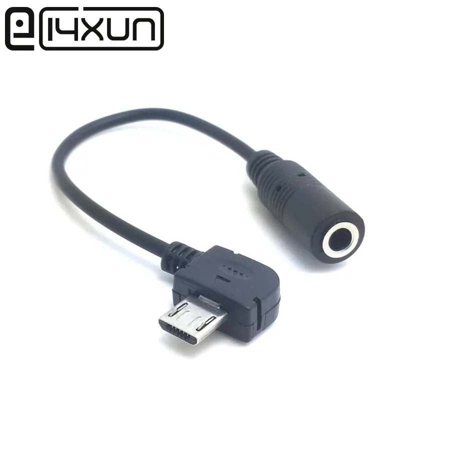 Универсальный переходник с Micro USB на гнездо 3 5 мм для стереонаушников наушников