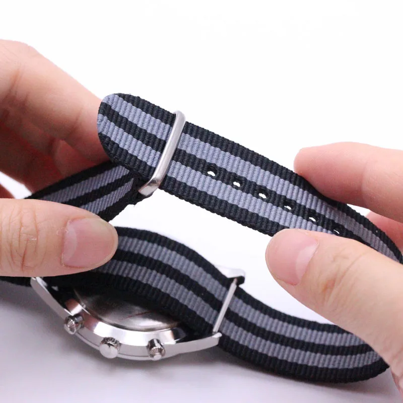 

Original VIVIFY 18mm,20mm,22mm 18mm 20mm 22mm 24mm NATO Waterproof Nylon Strap Watch Band