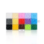 Artkal Mini Fuse Beads 15 Color Box Set A-2.6mm Soft Perler Beads смешные игрушки ручной работы CA15