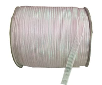 6mm indy pink symphony gauze organza ribbon rope bowknot wedding party webbing decoration packing ribbon cords 300ydsroll