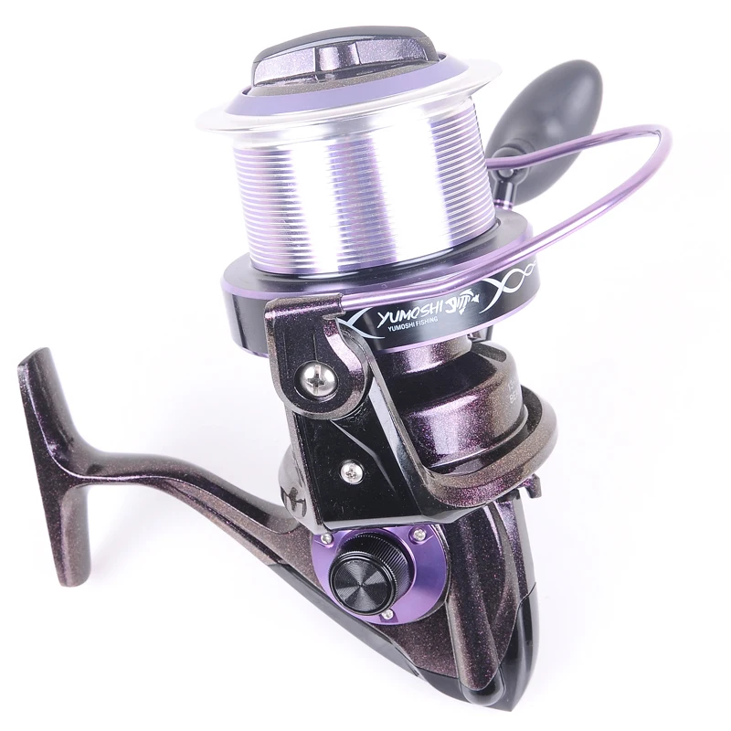 Hynix 8000 13 + 1BB long shot reel casting for carp and salt water surf spinning big sea fishing Metal Fishing Reel | Спорт и
