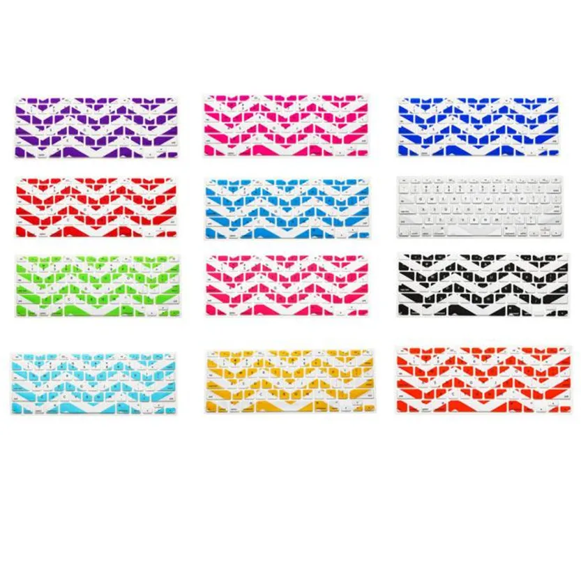 Мягкий силиконовый чехол Del для клавиатуры защитный MacBook Pro 13 15 дюймов июнь