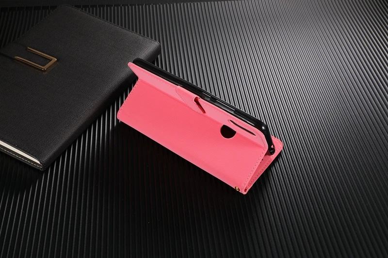 Роскошный вышитый кожаный холщовый чехол для Xiaomi Redmi Note 7 телефона мягкая задняя