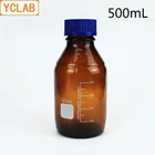 YCLAB 500 мл реагент бутылка винт горлышка с синей крышкой стандартное медицинское лабораторное химическое оборудование