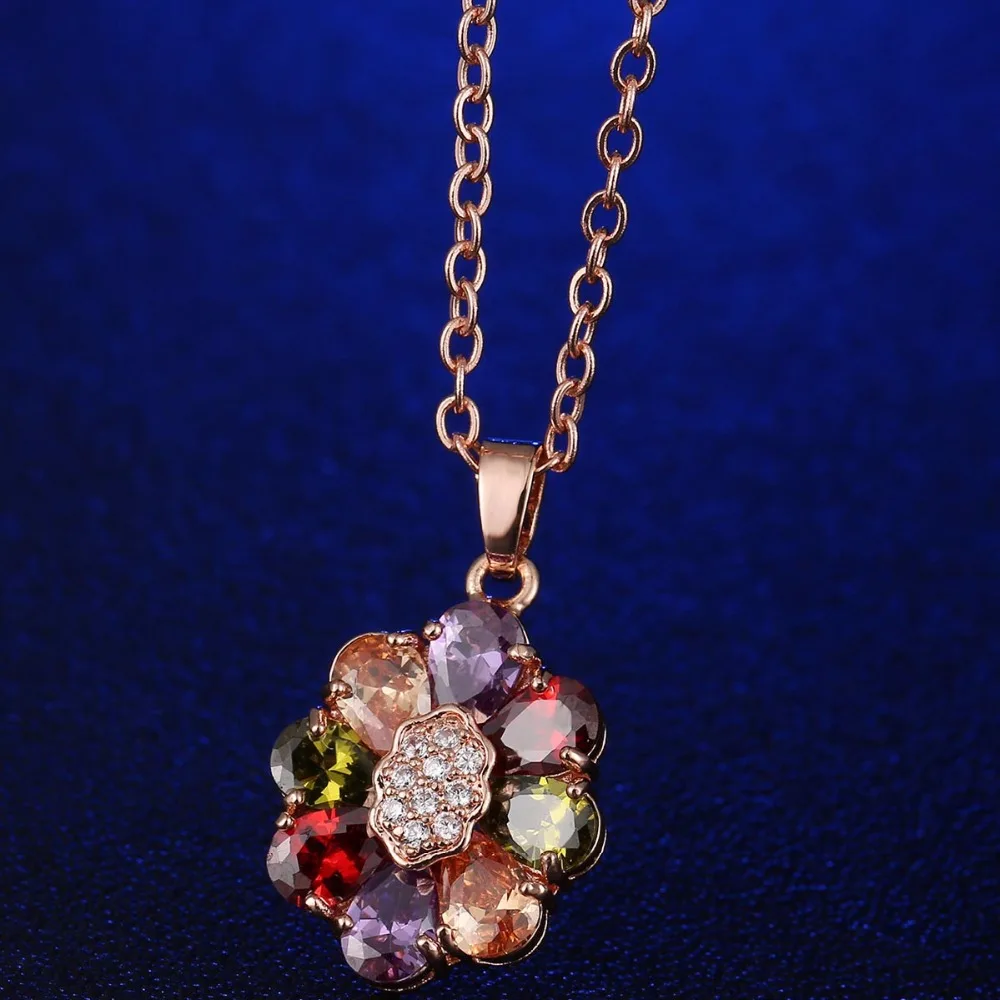 Женское Ожерелье в форме цветов CARSINEL модное разноцветное ожерелье из