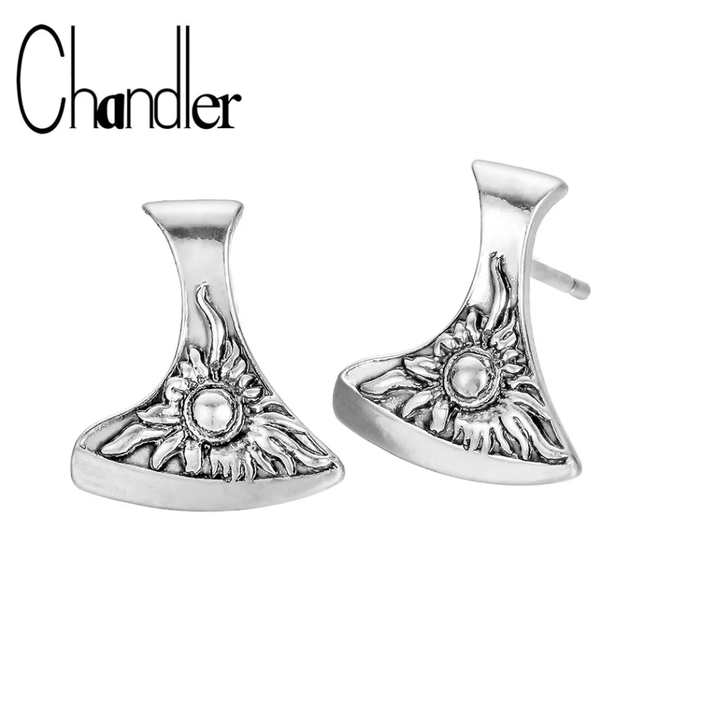 Chandler топор Перун серьги сын подвеска в виде солнца шпильки велосипед Европейский