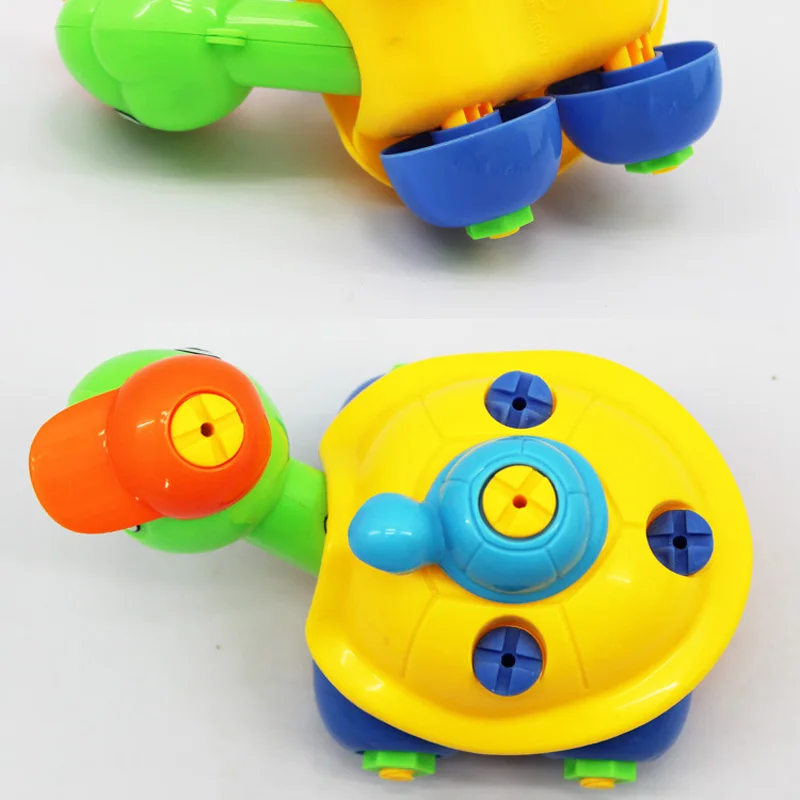 Раннее Обучение Образование DIY Винт Гайка Группа установлен пластик 3d головоломка разборка черепаха детские игрушки для детей игрушки