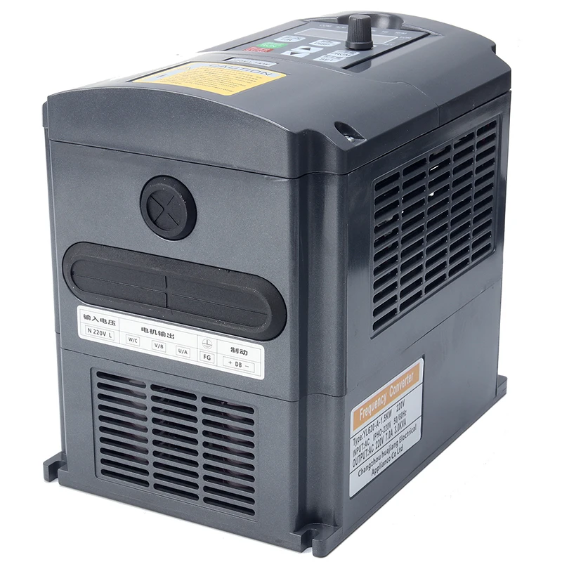 1.5KW 220V Inverter VFD Spindle Adjustable Speed Drive Single Phase input 3 Output Frequency Converter | Обустройство дома