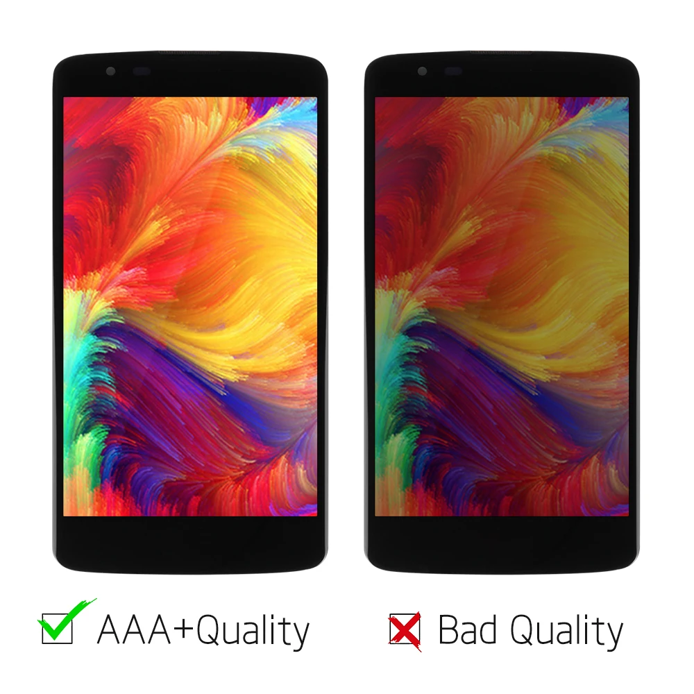 Оригинальный Для LG K8 2016 версия LCD сенсорный экран с рамкой для дисплей дигитайзер