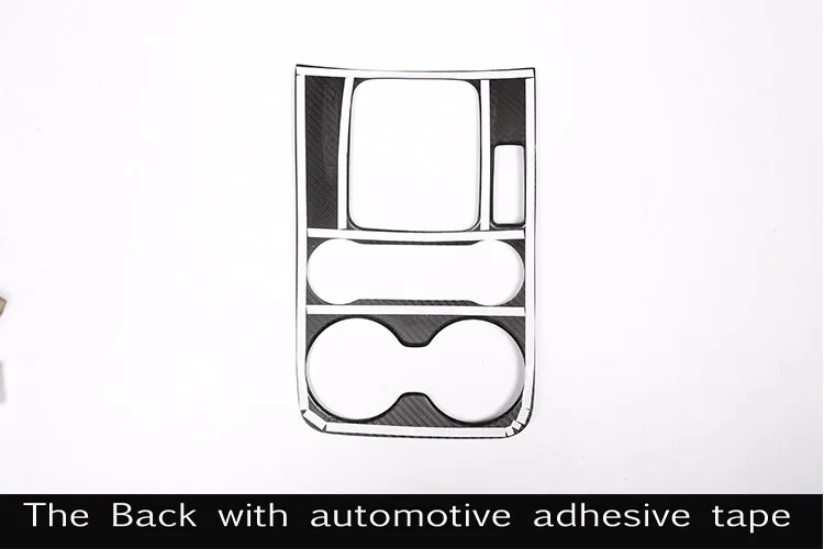 Настоящий материал из углеродного волокна для Volkswagen Touareg 2011- Автомобильная центральная консоль панельная Накладка для коробки передач отделка Аксессуары для LHD