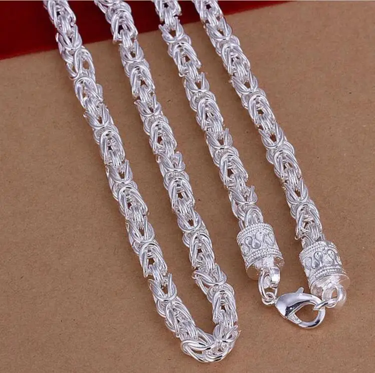 2018 серебро 925 ювелирные наборы 5 мм schmuck цепи звенья Ожерелье Браслеты для мужчин и