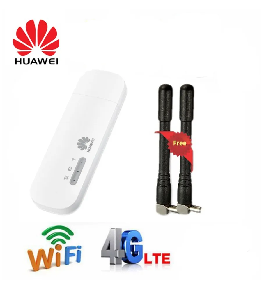 Беспроводной маршрутизатор Huawei E8372 E8372h-820 E8372h-153 E8372h-155 3G 4G LTE 150Mbps с возможностью подключения к автомобилю через USB-модем и WiFi.