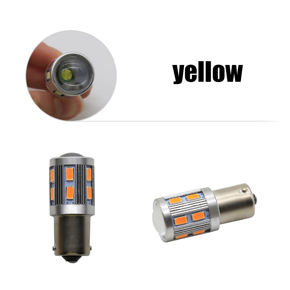 10 шт. 1156 BA15S P21W Автомобильные стоп-сигналы 5630 12SMD 1157 BAY15D светодиодный ные лампы