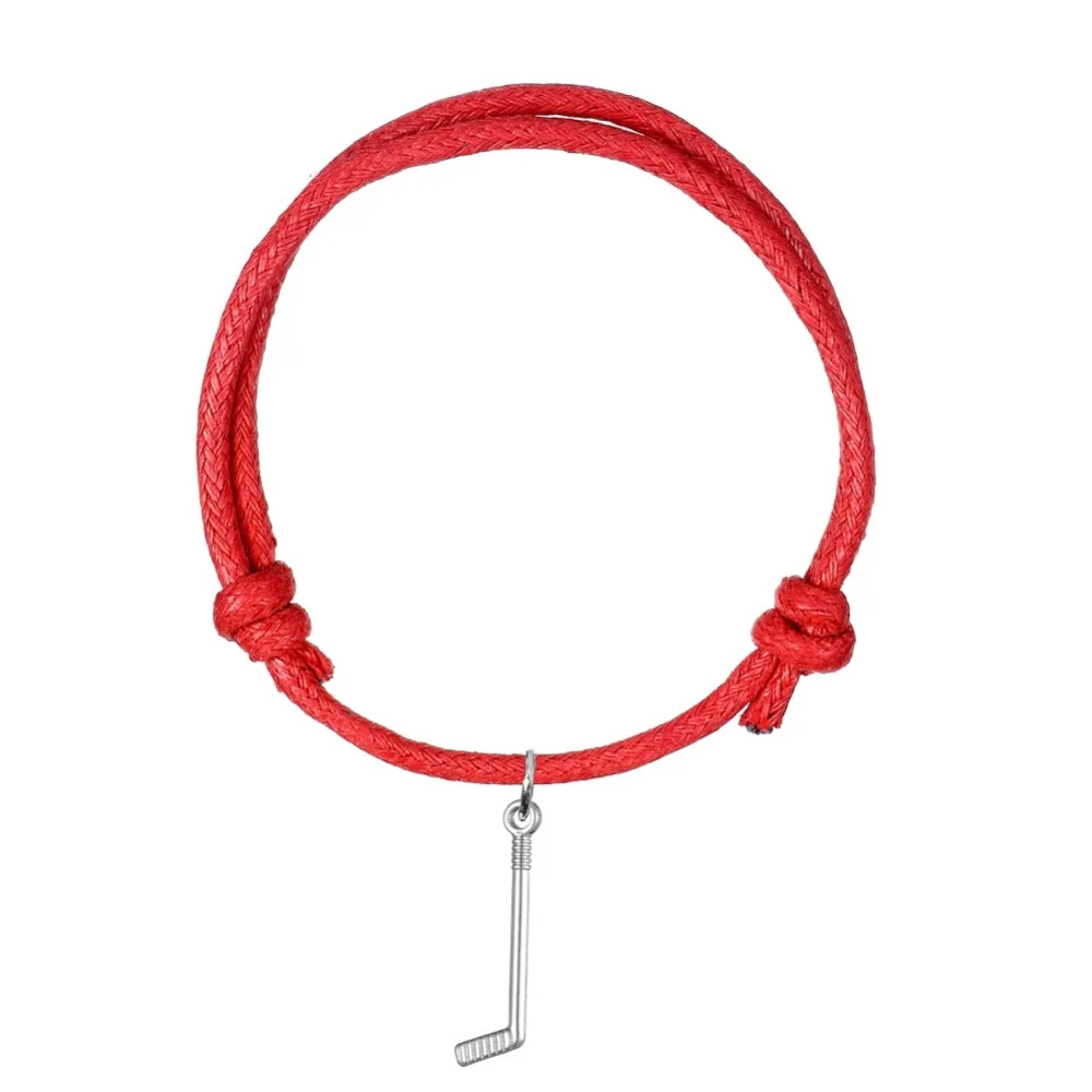 Teamer 8 видов цветов регулируемый вощеный шнур браслеты с/серебристыми подвесками