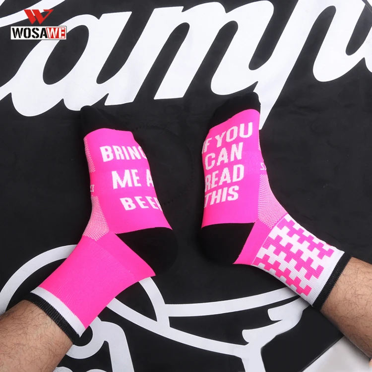 WOSAWE велосипедные носки профессиональные спортивные Асимметричная проверка