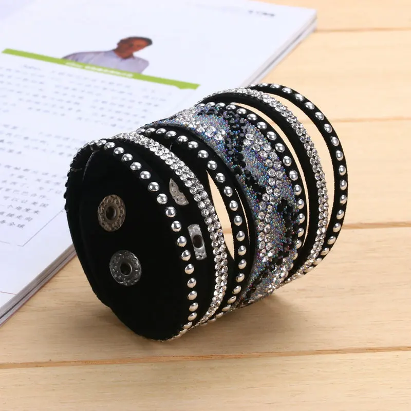 Женский кожаный браслет 10 цветов регулируемый размер 1 шт.|bracelet findings|bracelet slavejewelry