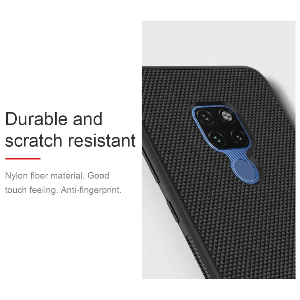 Nillkin нейлон PC Пластиковая Задняя крышка для Huawei Mate 20 чехол Защитная 6 53 дюймов Pro