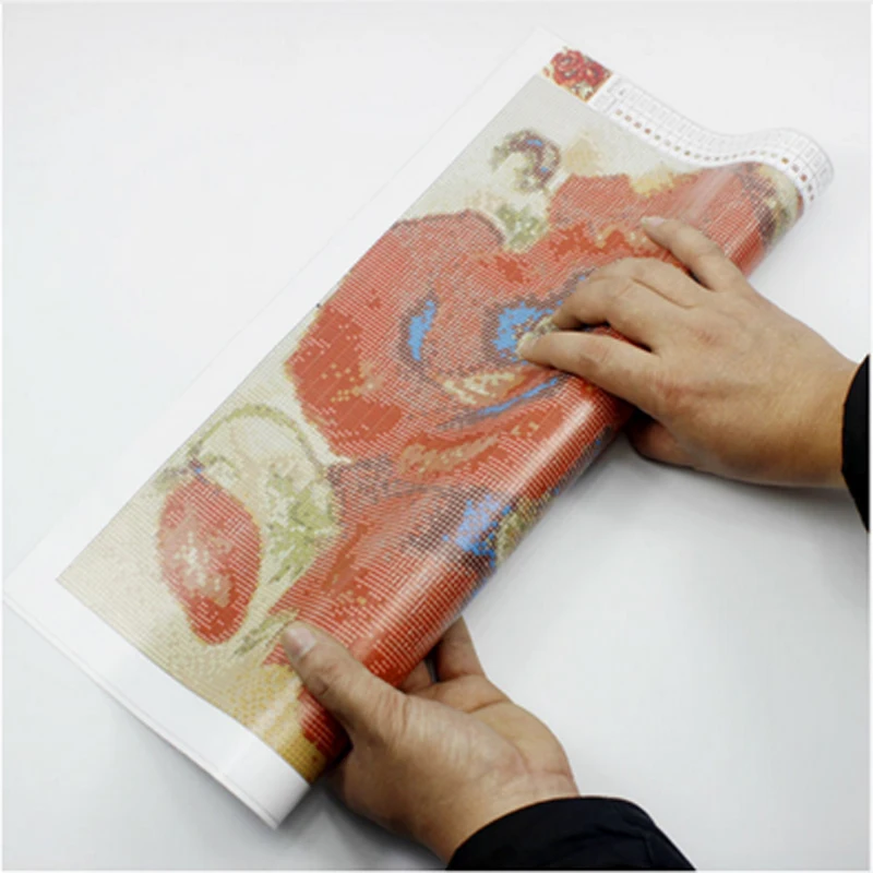 5D алмазная живопись сделай сам цветок вышивка крестиком роза и бабочка Алмазная