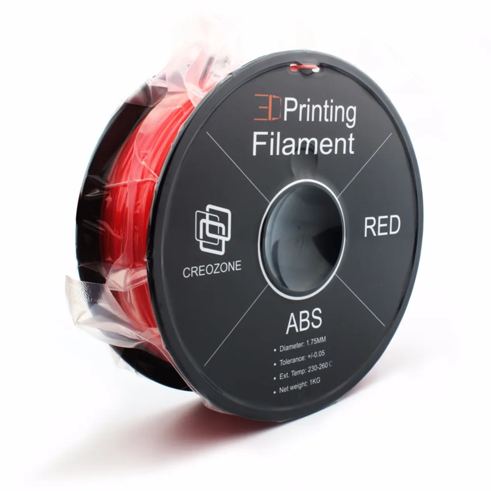 CREOZONE ABS 3D принтер нить 1 75 мм 1кг (2.20LBS) печать нити пластик для принтера