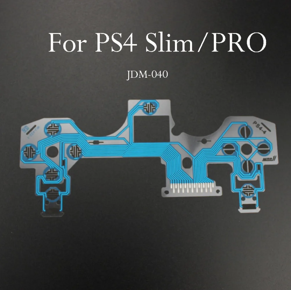 2 шт. сменные кнопки ленточная печатная плата для PS4 Dualshock 4 Pro тонкая проводящая