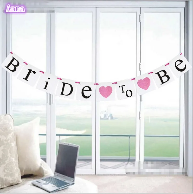 Свадебные украшения 3 м с надписью &quotBride To Be&quot Бумага баннер для молодоженов мисс