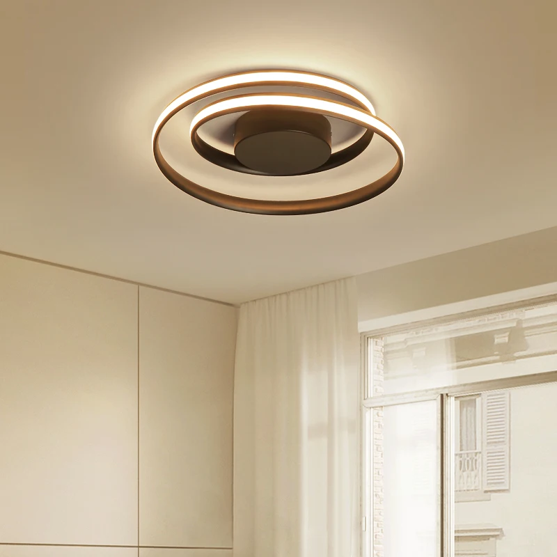 Lustre люстра LED освещение гостиной спальни современная алюминиевая волна