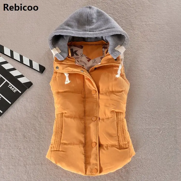 

10 Color Fashion Design Autumn Winter Coat Women Ladies Casual Waistcoat Female Sleeveless Jacket