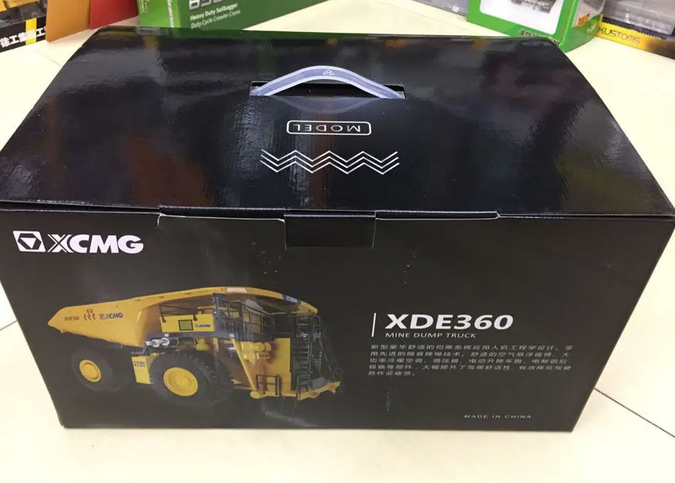 Редкий товар! XCMG XDE360 супер большой шахтный самосвал 1:50 весы литья под давлением