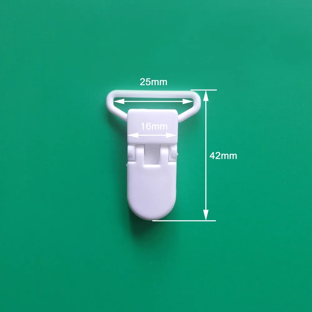 Пластиковые зажимы для соски пустышка 20 цветов 5 шт. 25 мм|suspender clips|plastic suspender