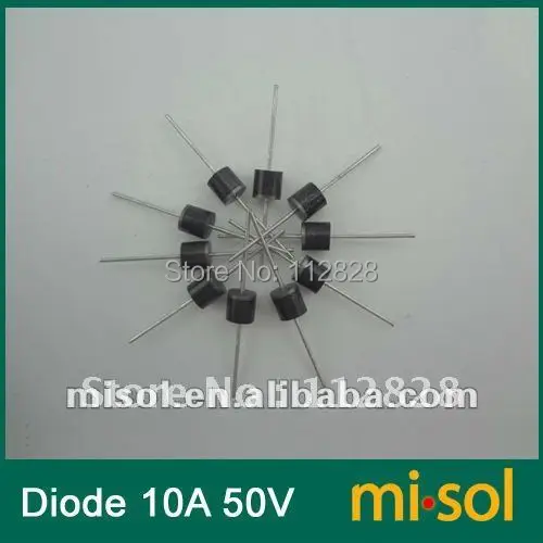 10 шт./лот-10 А 50 в диод Шоттки выпрямитель для солнечной панели сделай сам |