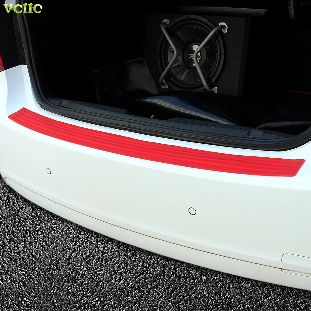 Автомобильный Стайлинг черный резиновый Задний защитный бампер протектор