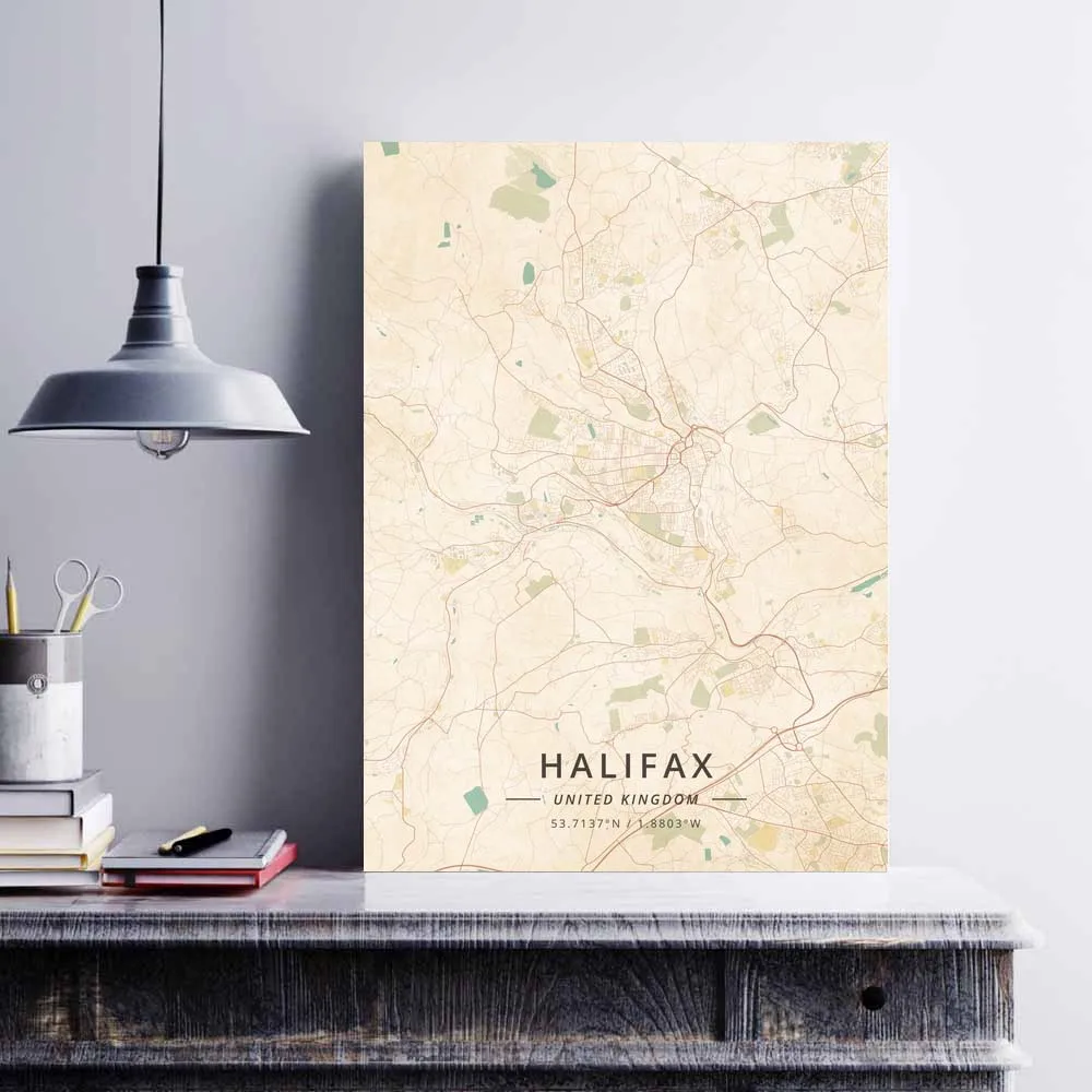 Farnham Glasgow Halifax Hamilton Huddersfield Inverness Ipswich Kiev Kingston upon Hull Lancaster Великобритания плакат | Дом