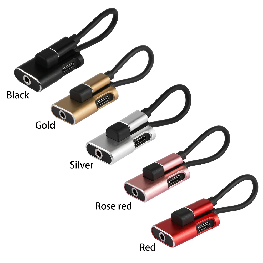 Аудиокабель USB C зарядное устройство 2 в 1 разъем типа 3 5 мм Aux адаптер для наушников