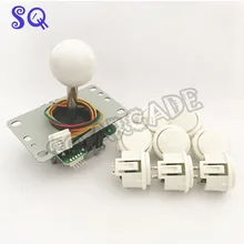 Новый оригинальный Sanwa JLF TP 8YT 5Pin Стикеры + 8 OBSF 30 кнопки для