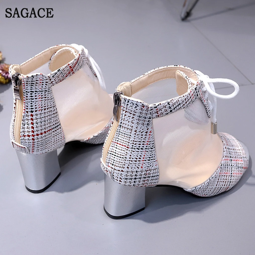 Повседневная обувь SAGACE марлевые сапоги женские летние крутые сандалии на