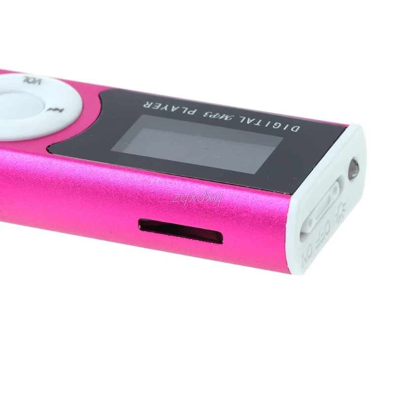 Мини usb алюминиевый ЖК экран 32 ГБ Micro SD TF карта клип дизайн цифровой музыкальный MP3