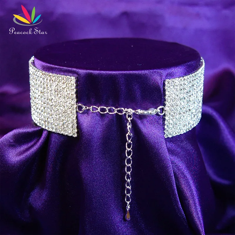 Колье-чокер с павлиньими звездами для свадебных торжеств и выпускного вечера 12