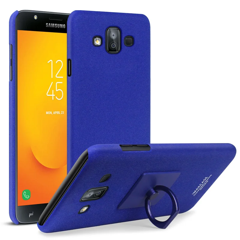 For Samsung Galaxy J7 Duo Case iMak Cowboy Frosted Shell Hard Cover Phone + Screen Protector Film |