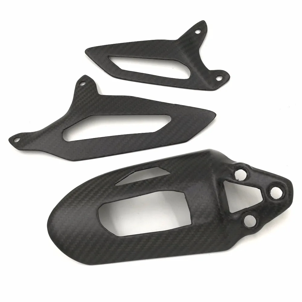 DTRAD для DUCATI 899 959 1199 1299 полное углеродное волокно саржевое матовое ударное пружинное покрытие и защита для пяток - Цвет: Армейский зеленый