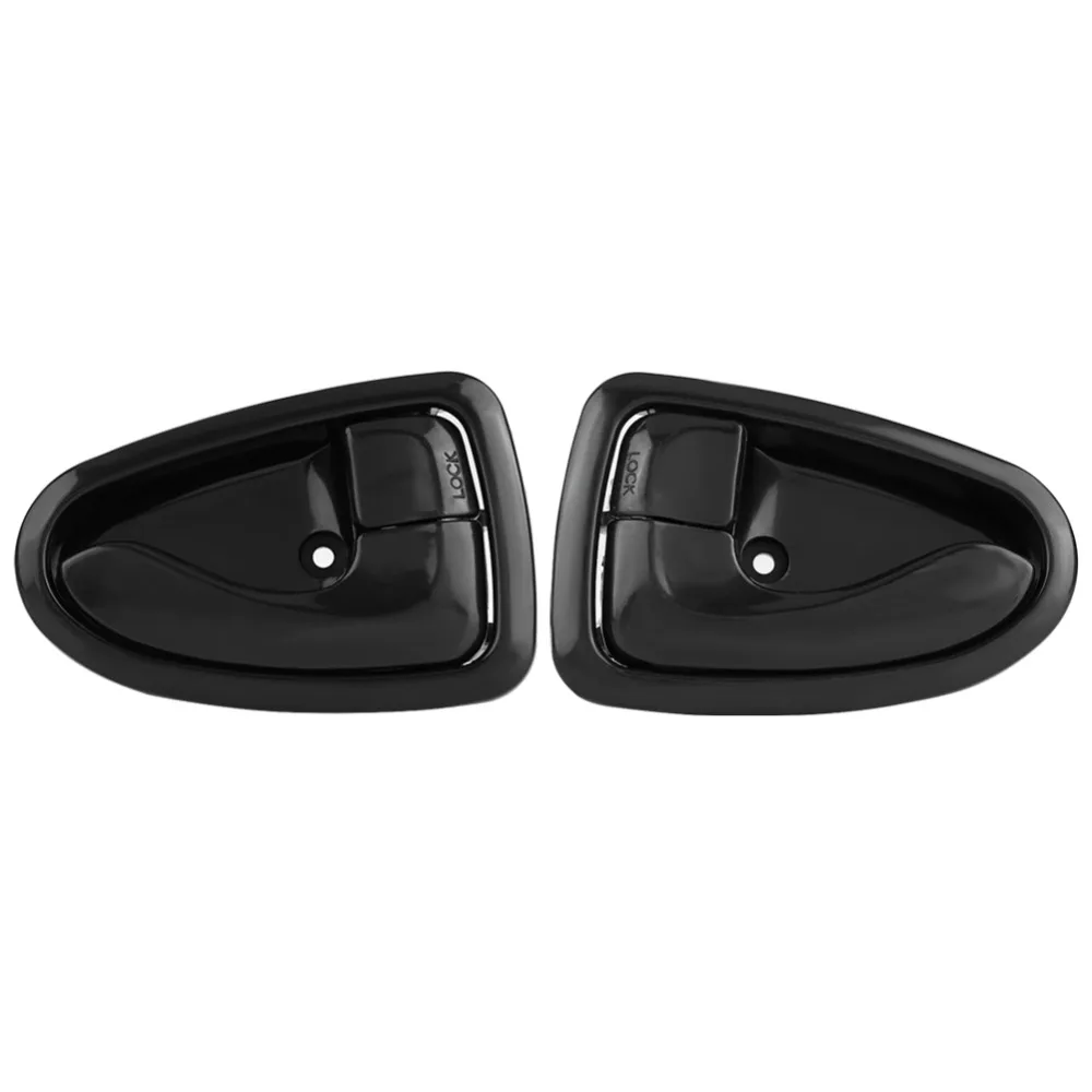 Автомобильные черные пластиковые внутренние дверные ручки автомобильные