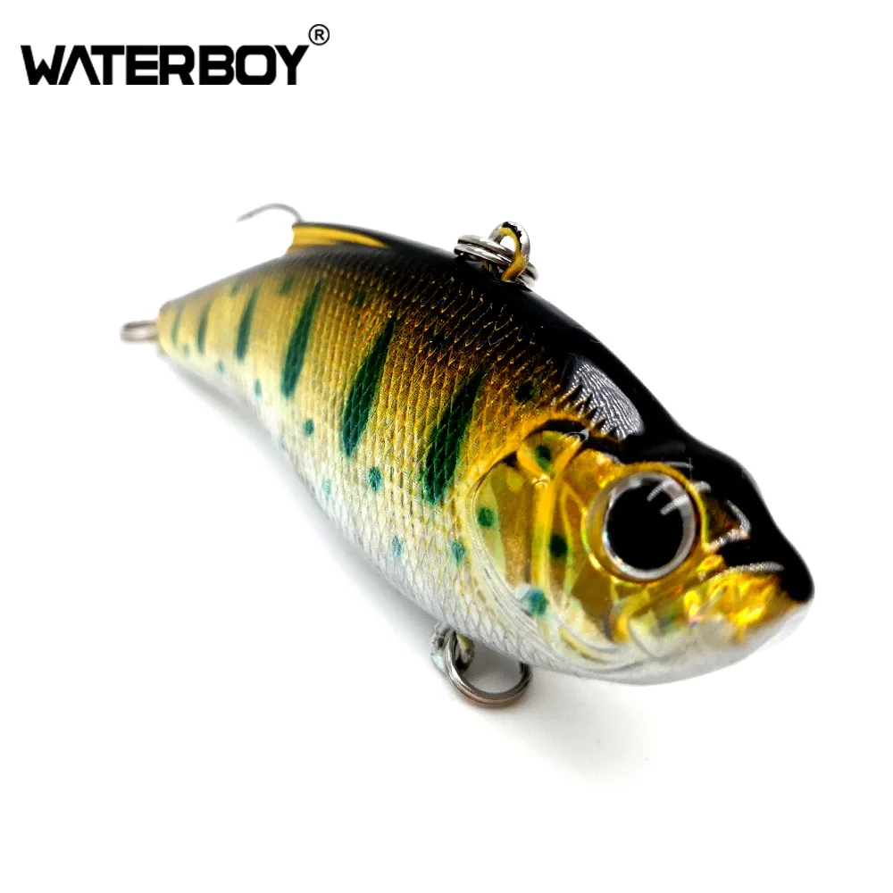 WATERBOY 7.5cm16.5g VIB приманка жесткая искусственная Рыбалка Vibe Lipless новая пластиковая Вибрация жесткая шумная погремушка Тонущая вибрационная приманка