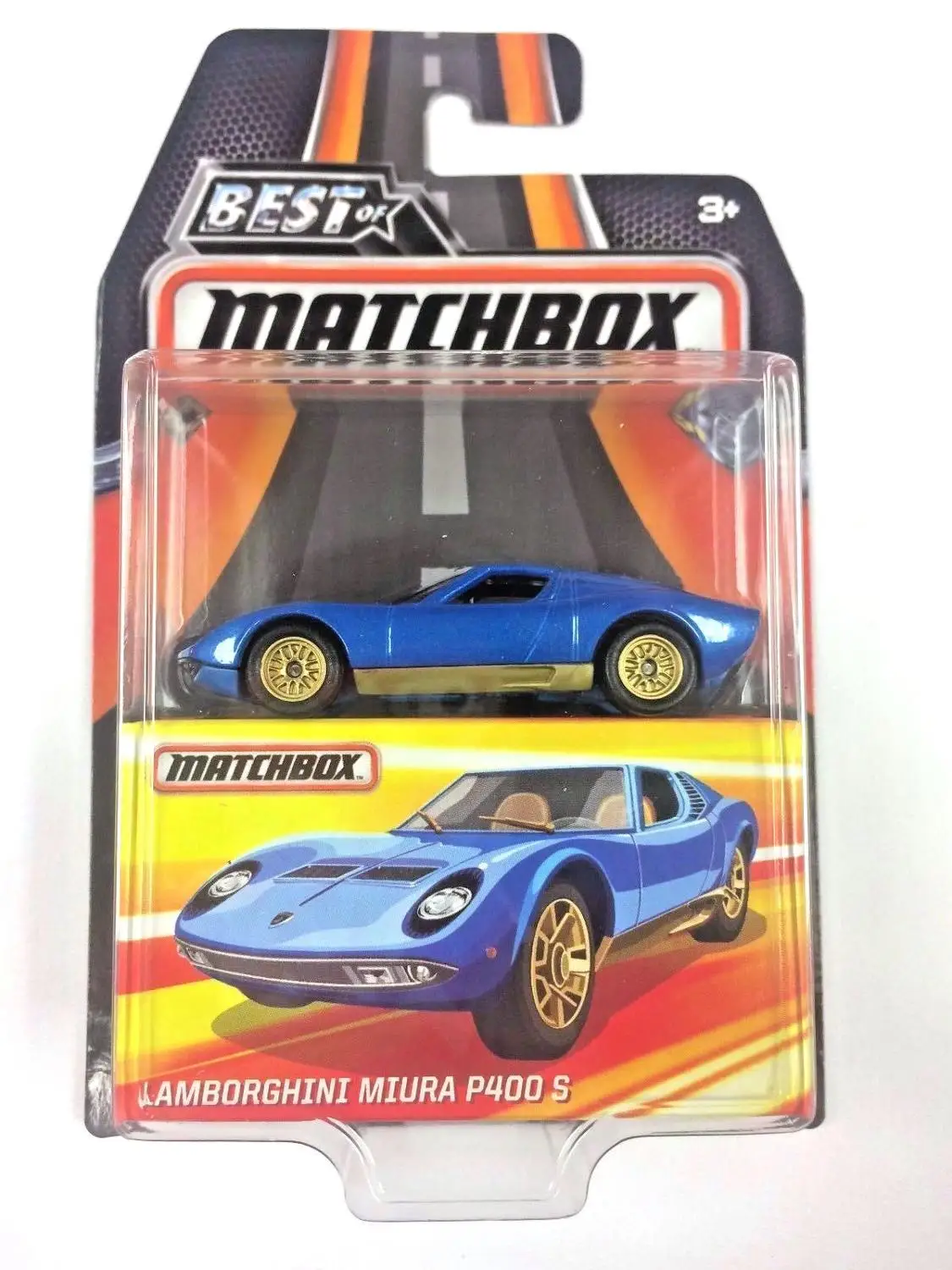 

Коллекционная модель автомобиля LAMBOR MIURA P400S, металлическая, 1:64, 2019