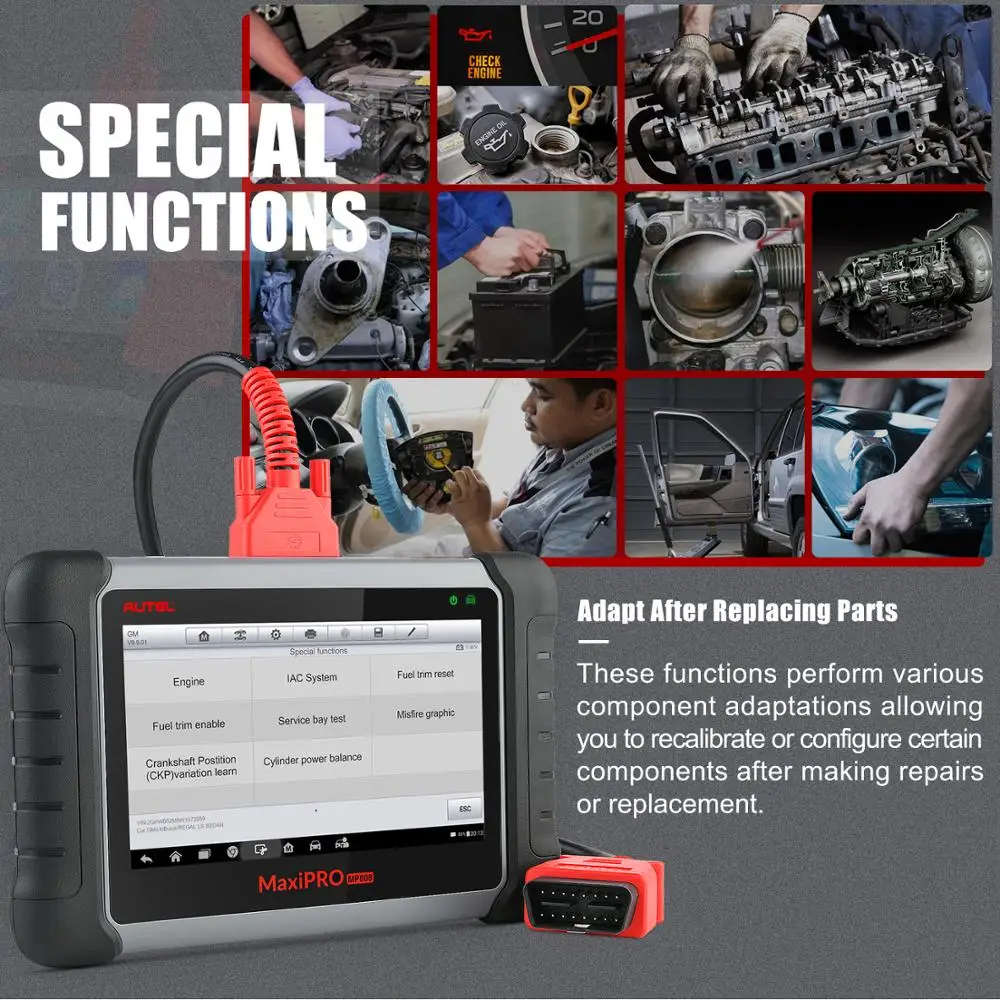 Autel MaxiPRO MP808K OBD2 сканер Авто диагностический инструмент OBD Автомобильный Диагностический Авто scania сканер automotriz Профессиональный vag com