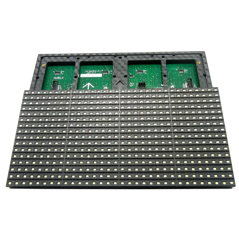 Модуль светодиодного знака SMD P10 полуоткрытый синий 320*160 мм 32*16 пикселей порт Hub12