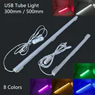 USB светодиодный ные лампы трубки высокой яркости 30 светодиодный Дов s 18 светодиодный одов s SMD2835 лампа для ночного чтения портативная мини-USB Светодиодная панель включениявыключения переключателя DC5V